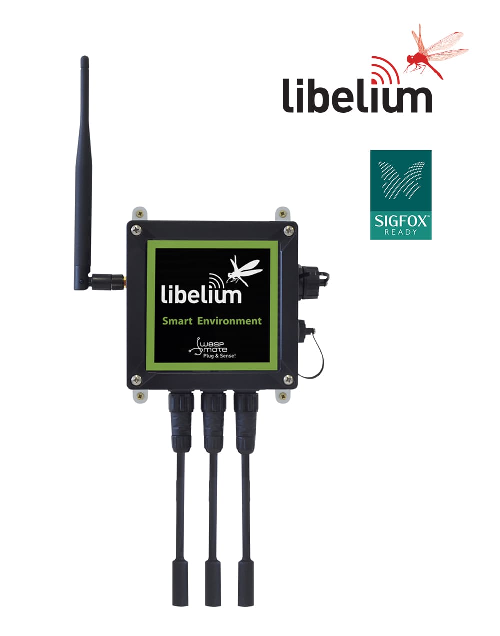 Waspmote Plug & Sense! Smart Environment features Sigfox Connectivity