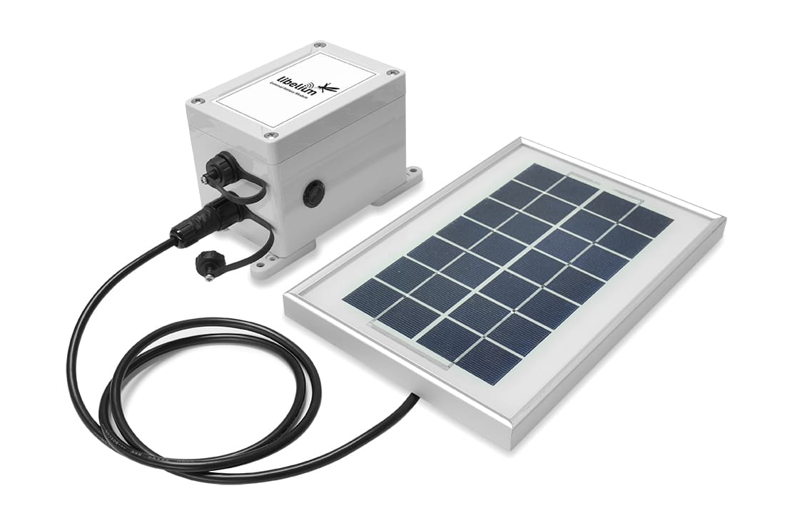 Connecting the External Battery Module to the solar panel