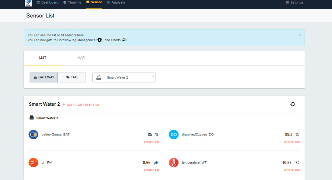 ASM Dashboard developed in Thing+ Cloud Platform ASM Dashboard developed in Thing+ Cloud Platform