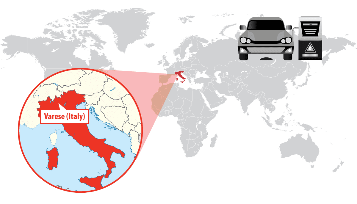 Location of the real project