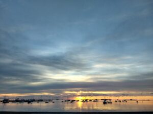 Mar Menor   Amanecer desde el paseo maritimo de Santiago de la Ribera scaled